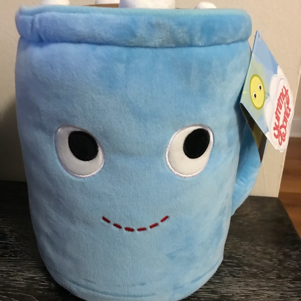 Large kit robot hot chocolate plush. 10 inch